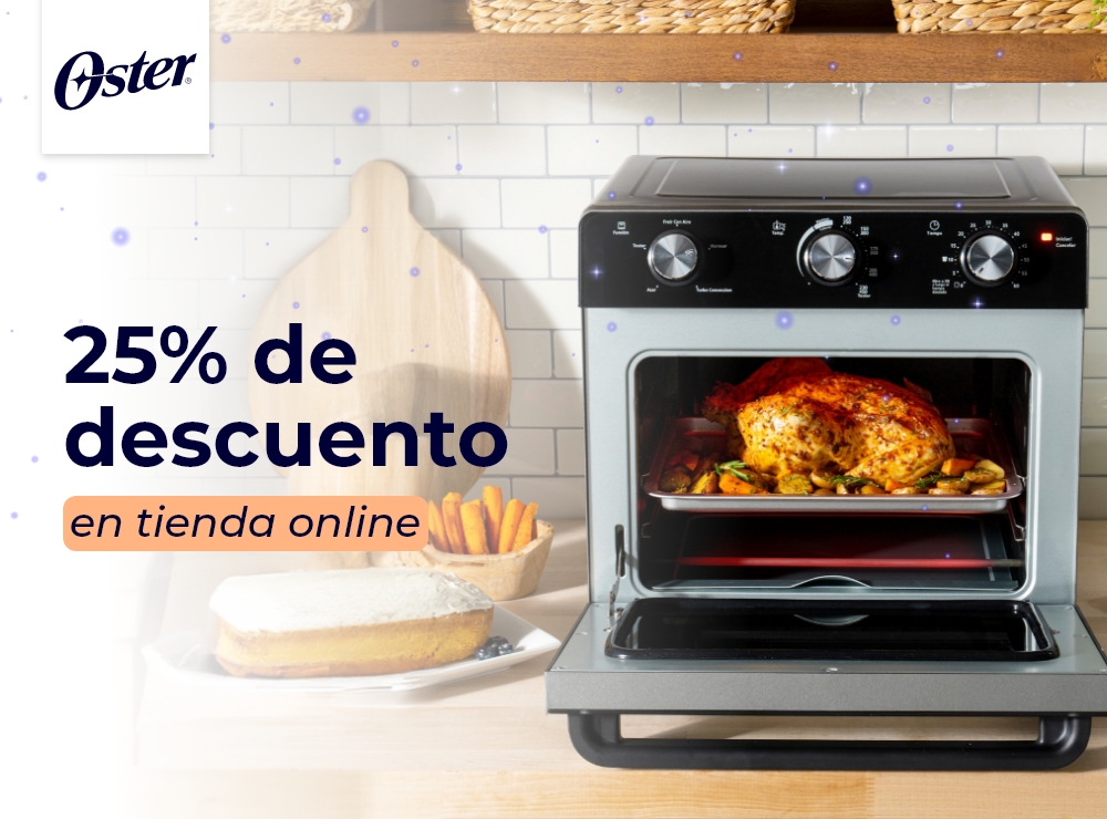 25% de descuento en compras online. No aplican a repuestos, accesorios y exceptos detallados